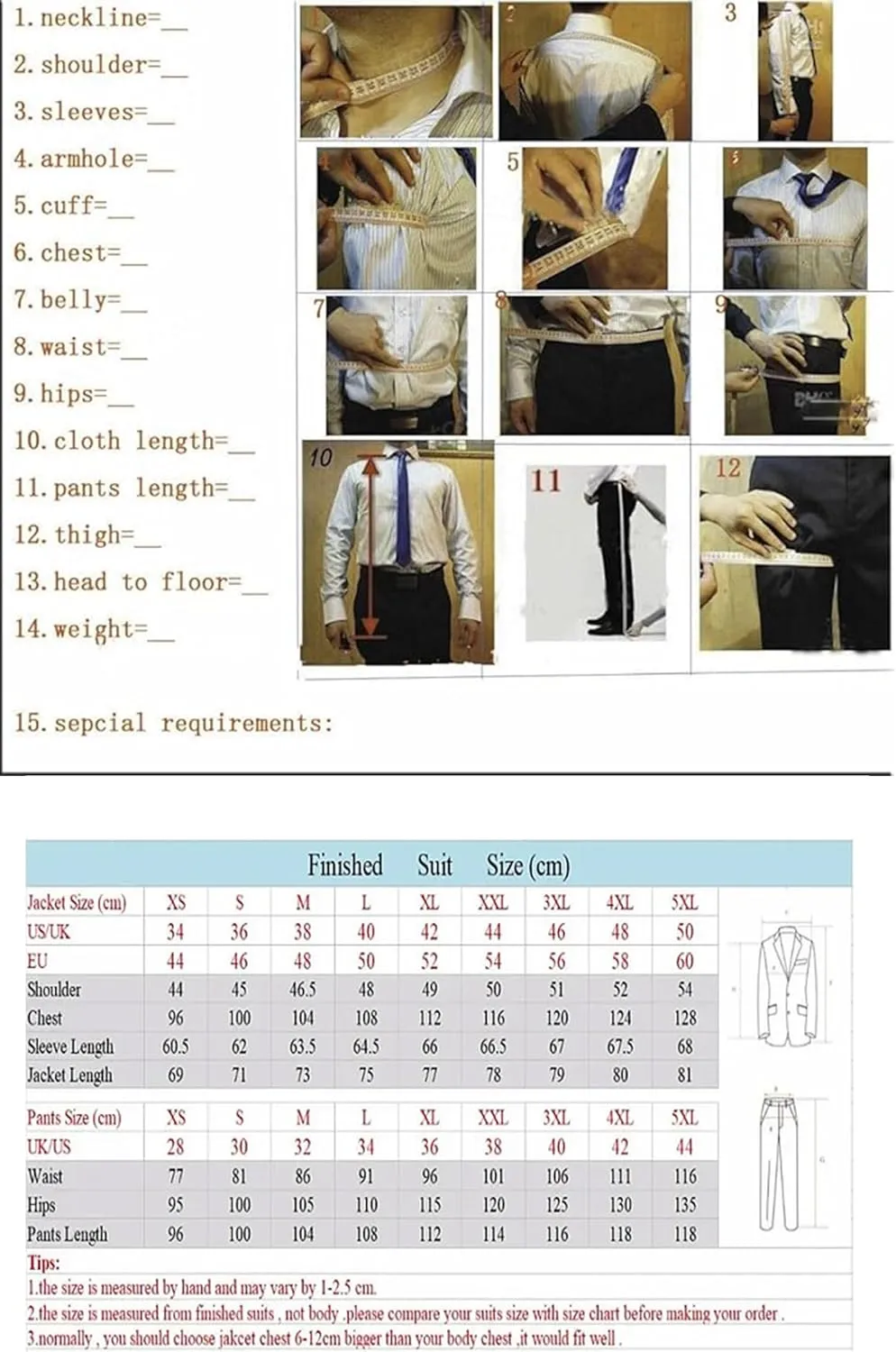 3 Pieces Mens Suit Classic Fit Blazer Dress Business Wedding Jacket Vest Pants Tuxedo Set