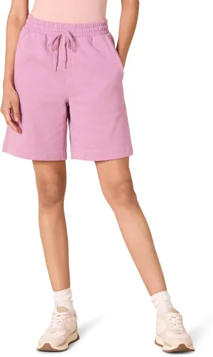Amazon Essentials Women's Fleece High Rise Bermuda Shorts, Plus Size Available