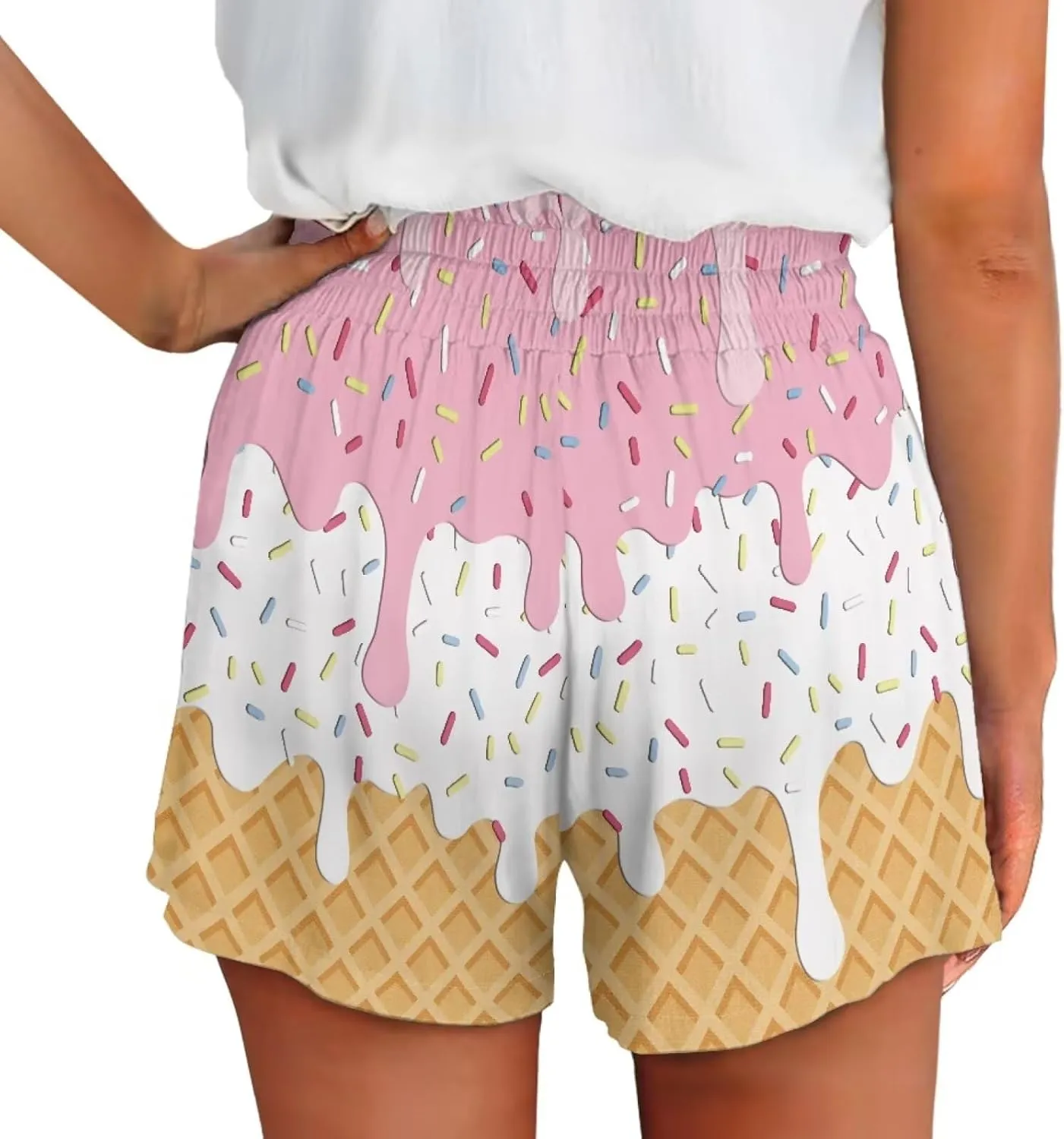 Beauty Collector Workout Shorts Women High Rise Gym Running Short Pants
