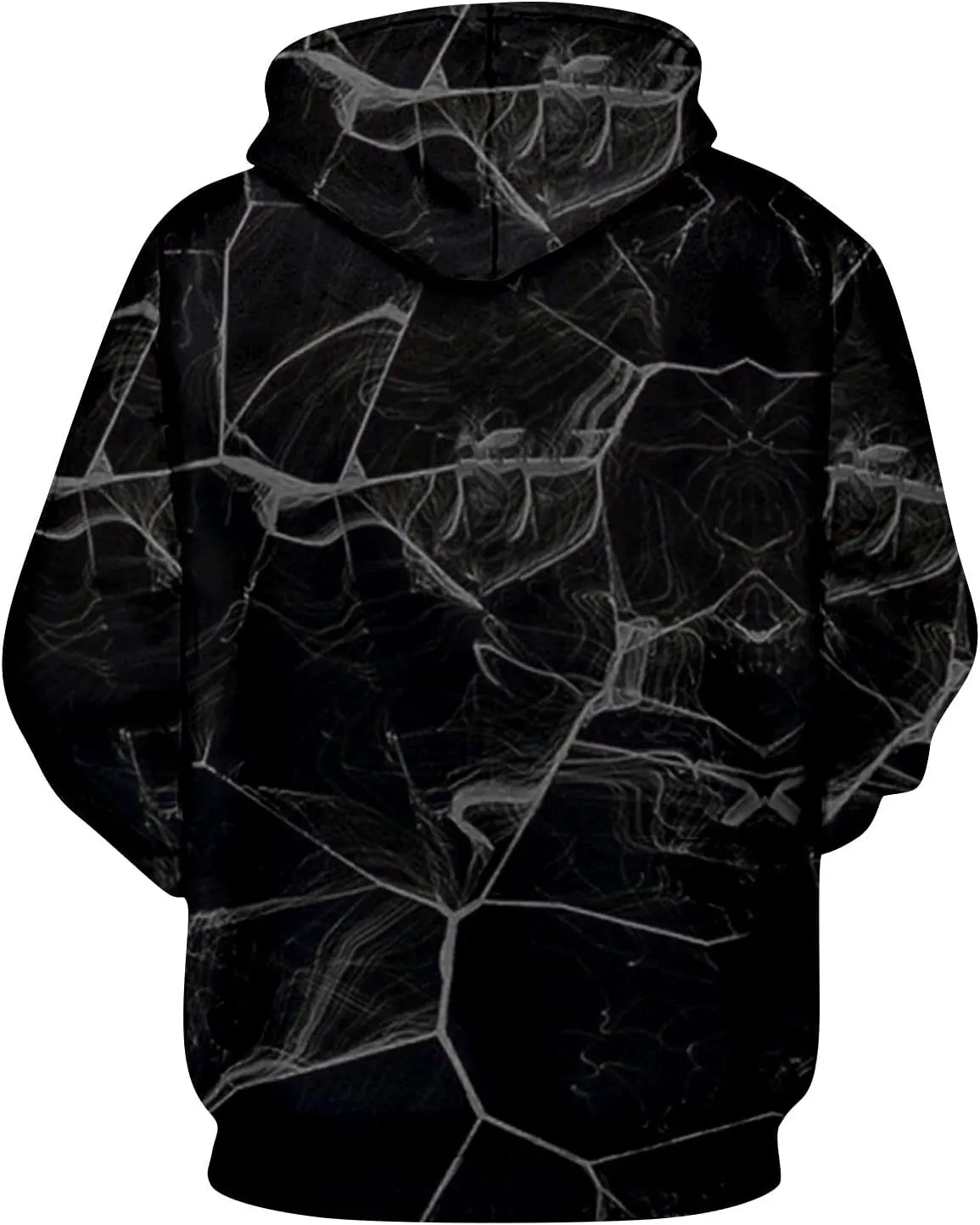 Big And Tall Hoodies For Men Mens Hooded Sweatshirt Casual 3D Printed Long Sleeve Pullover Loose Hoodie Top Happy Hoodies