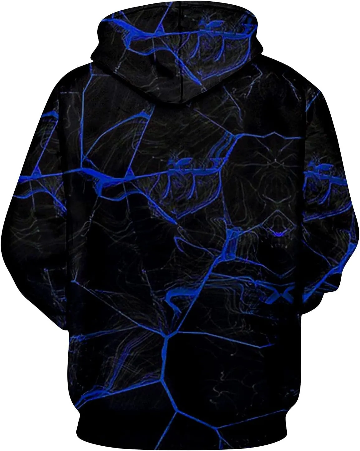 Big And Tall Hoodies For Men Mens Hooded Sweatshirt Casual 3D Printed Long Sleeve Pullover Loose Hoodie Top Happy Hoodies