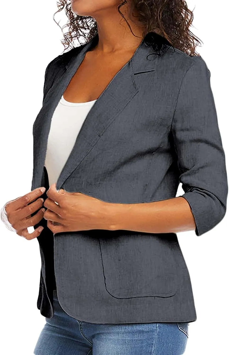 Blazers for Women Business Casual Long Sleeve Jacket Open Front Work Office Blazers Lightweight Jackets Outfits
