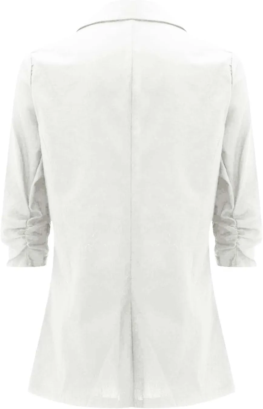 Blazers for Women Business Casual Long Sleeve Jacket Open Front Work Office Blazers Lightweight Jackets Outfits
