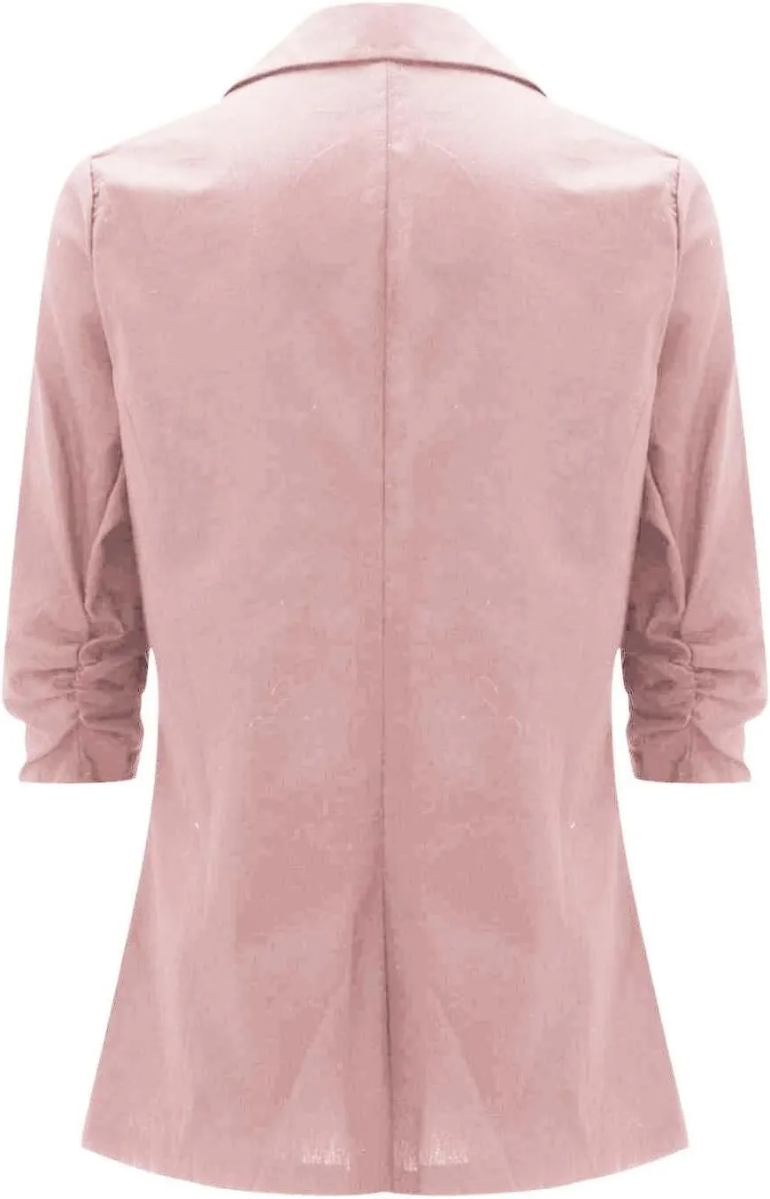 Blazers for Women Business Casual Long Sleeve Jacket Open Front Work Office Blazers Lightweight Jackets Outfits