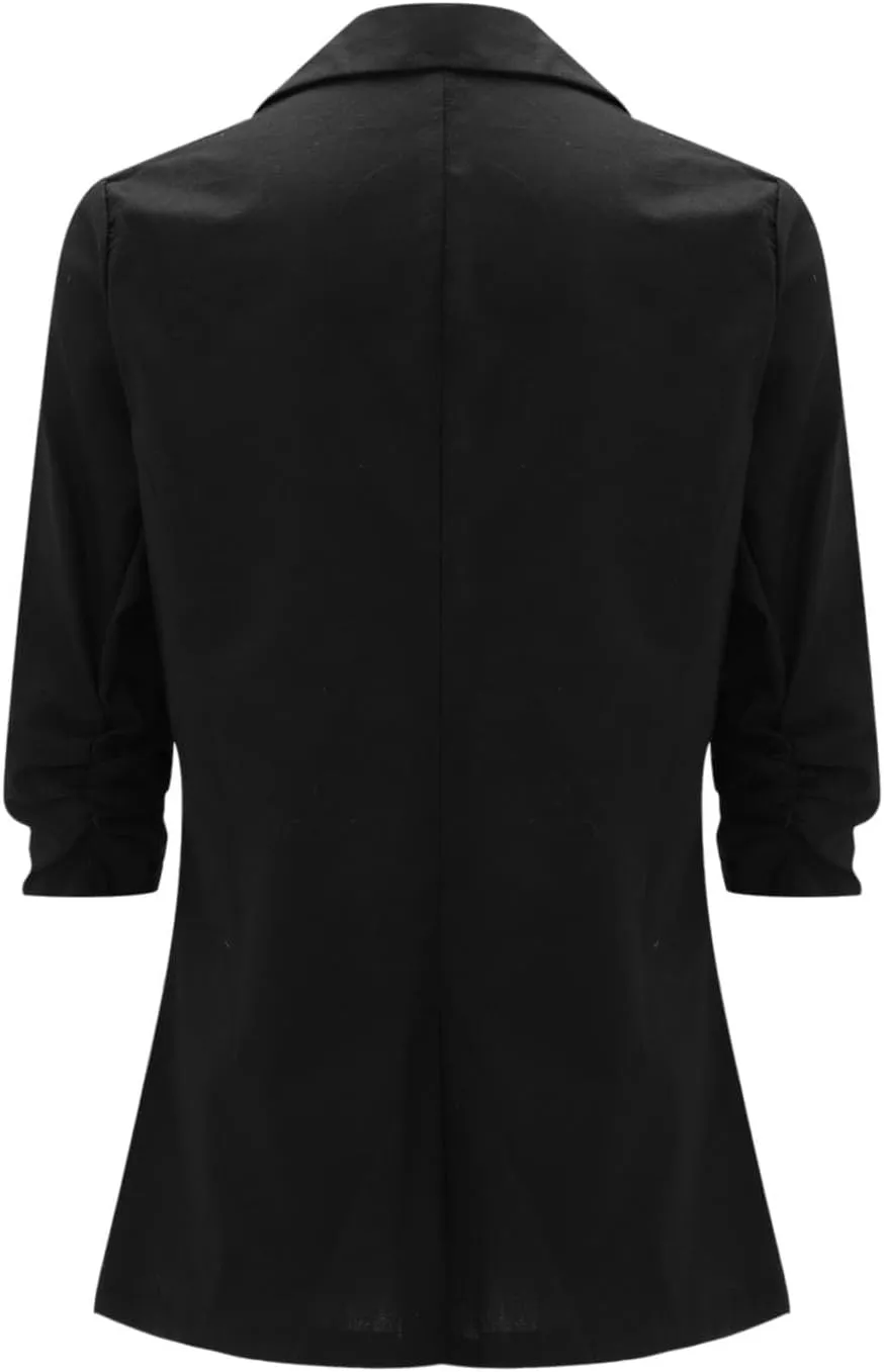 Blazers for Women Business Casual Long Sleeve Jacket Open Front Work Office Blazers Lightweight Jackets Outfits