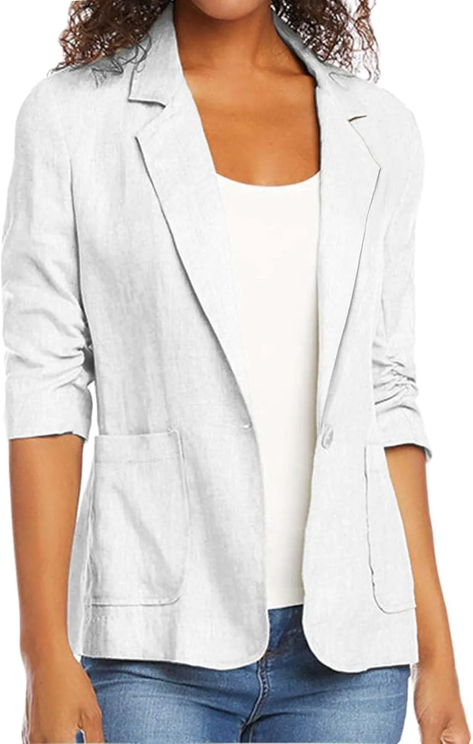 Blazers for Women Business Casual Long Sleeve Jacket Open Front Work Office Blazers Lightweight Jackets Outfits