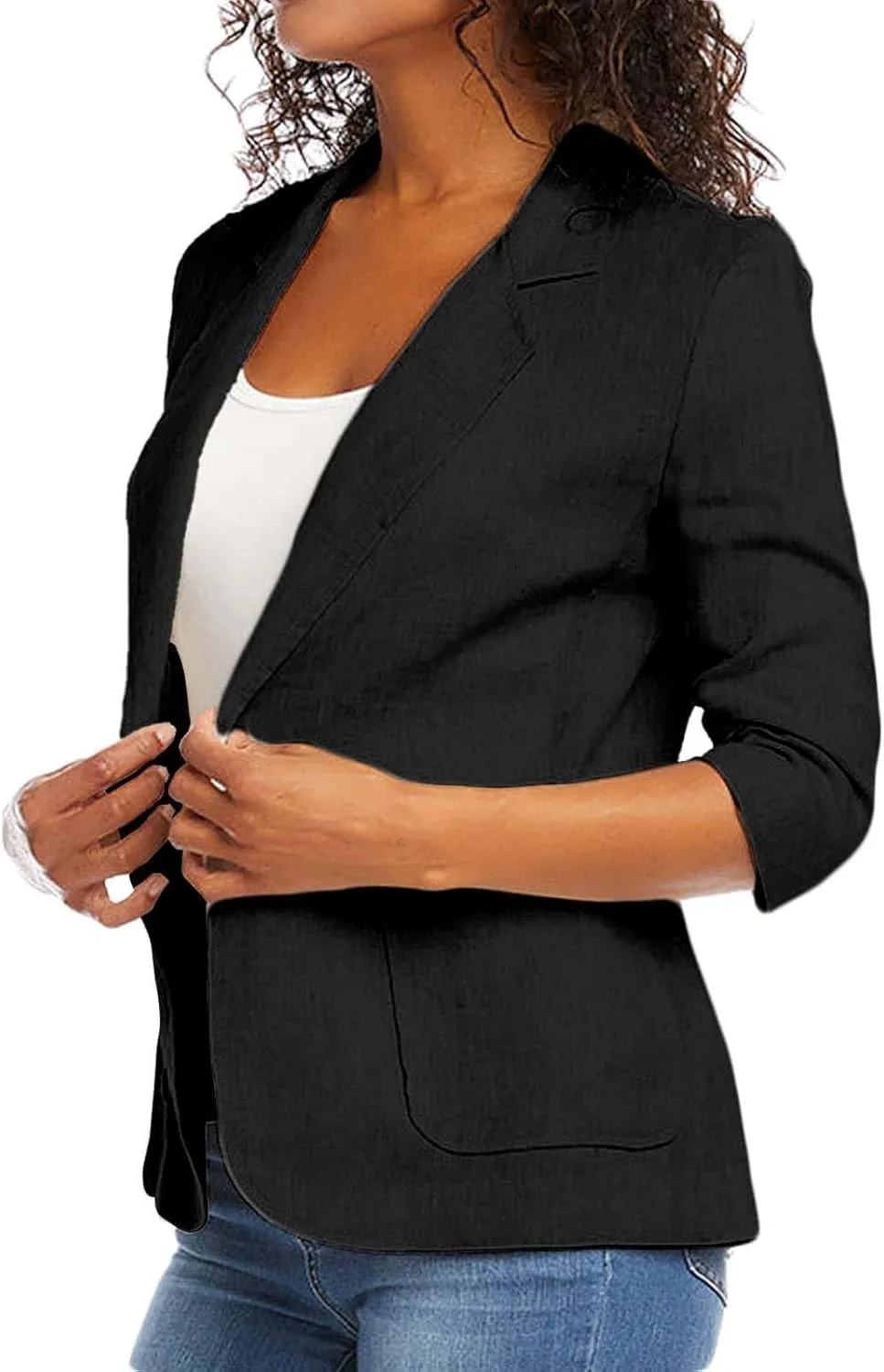 Blazers for Women Business Casual Long Sleeve Jacket Open Front Work Office Blazers Lightweight Jackets Outfits