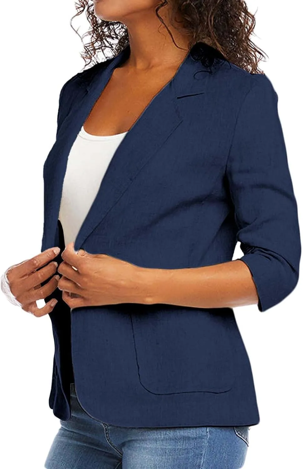 Blazers for Women Business Casual Long Sleeve Jacket Open Front Work Office Blazers Lightweight Jackets Outfits