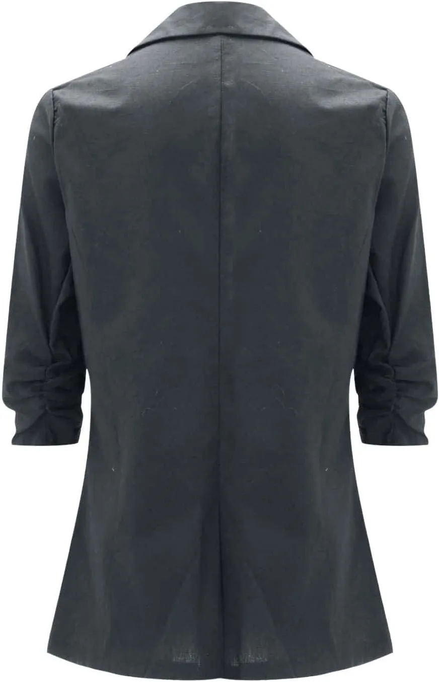 Blazers for Women Business Casual Long Sleeve Jacket Open Front Work Office Blazers Lightweight Jackets Outfits