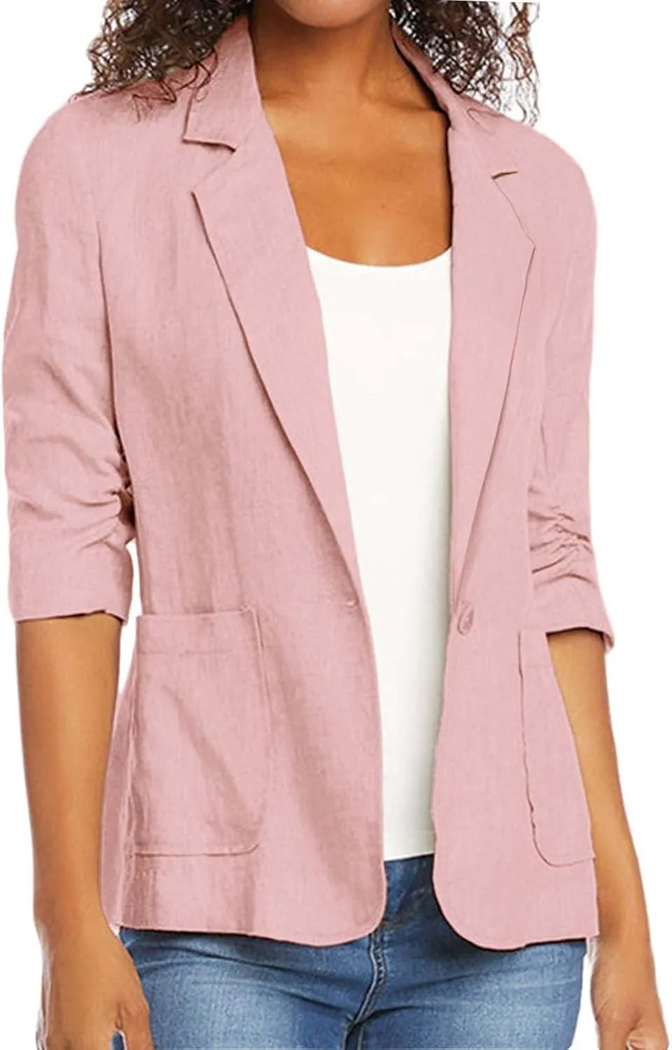 Blazers for Women Business Casual Long Sleeve Jacket Open Front Work Office Blazers Lightweight Jackets Outfits