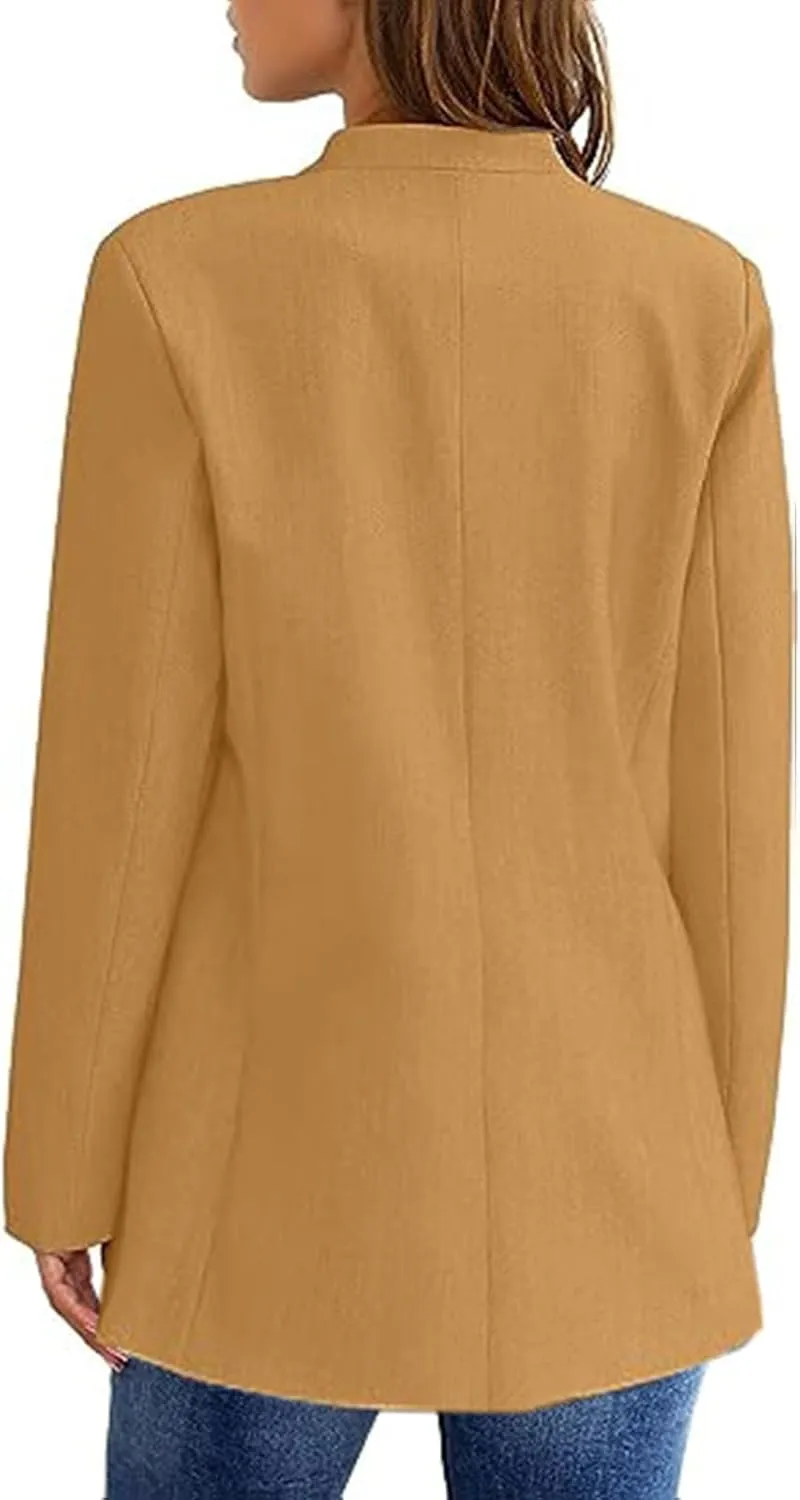 Blazers for Women Business Casual Work Office Suit Jackets Loose Fitted Blazers Lightweight Dressy Jacket Outwear