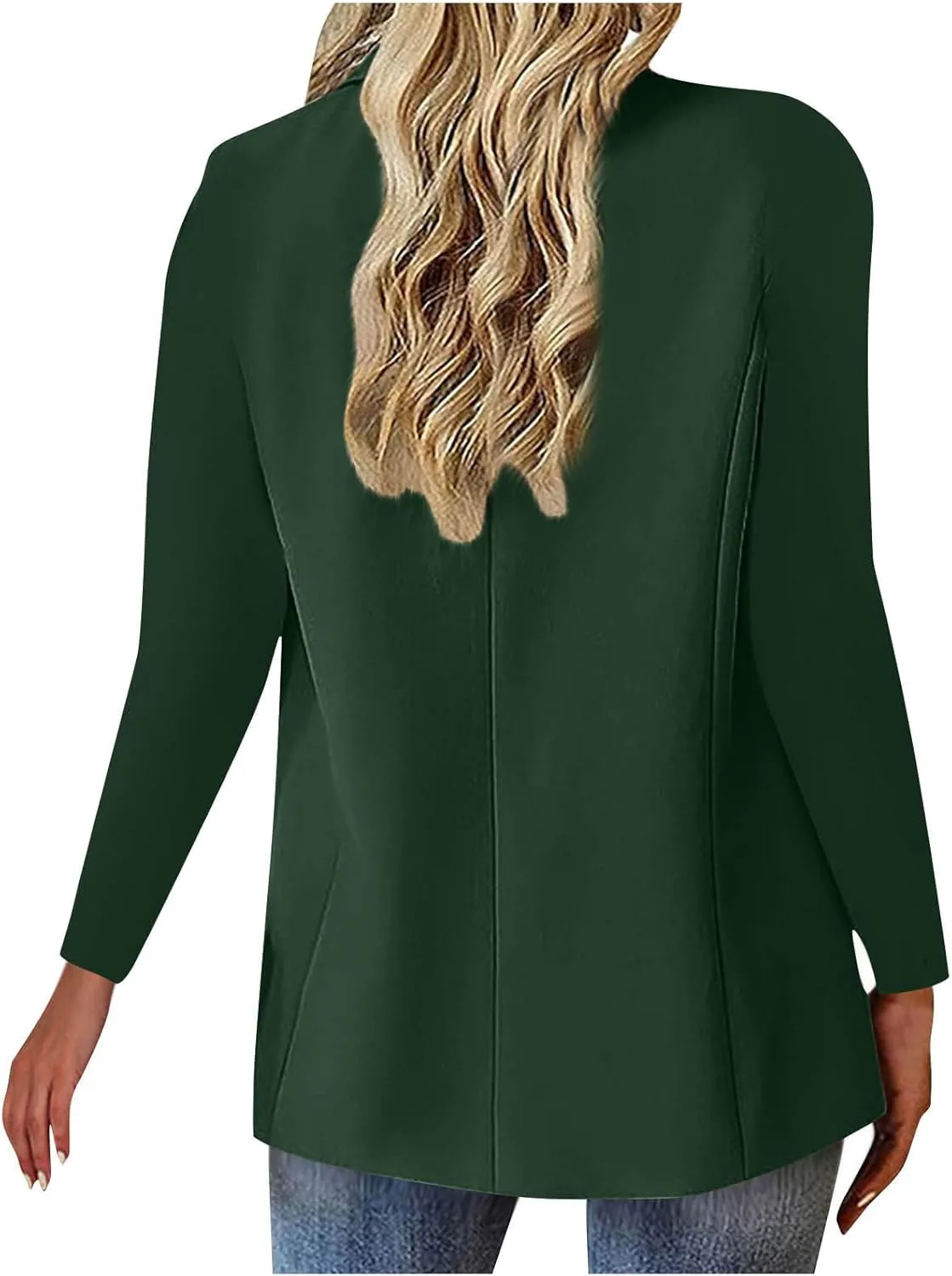 Blazers for Women Work Casual Button Long Sleeve Womens Blazer Business Office Work Suit Jacket Lightweight Blazers