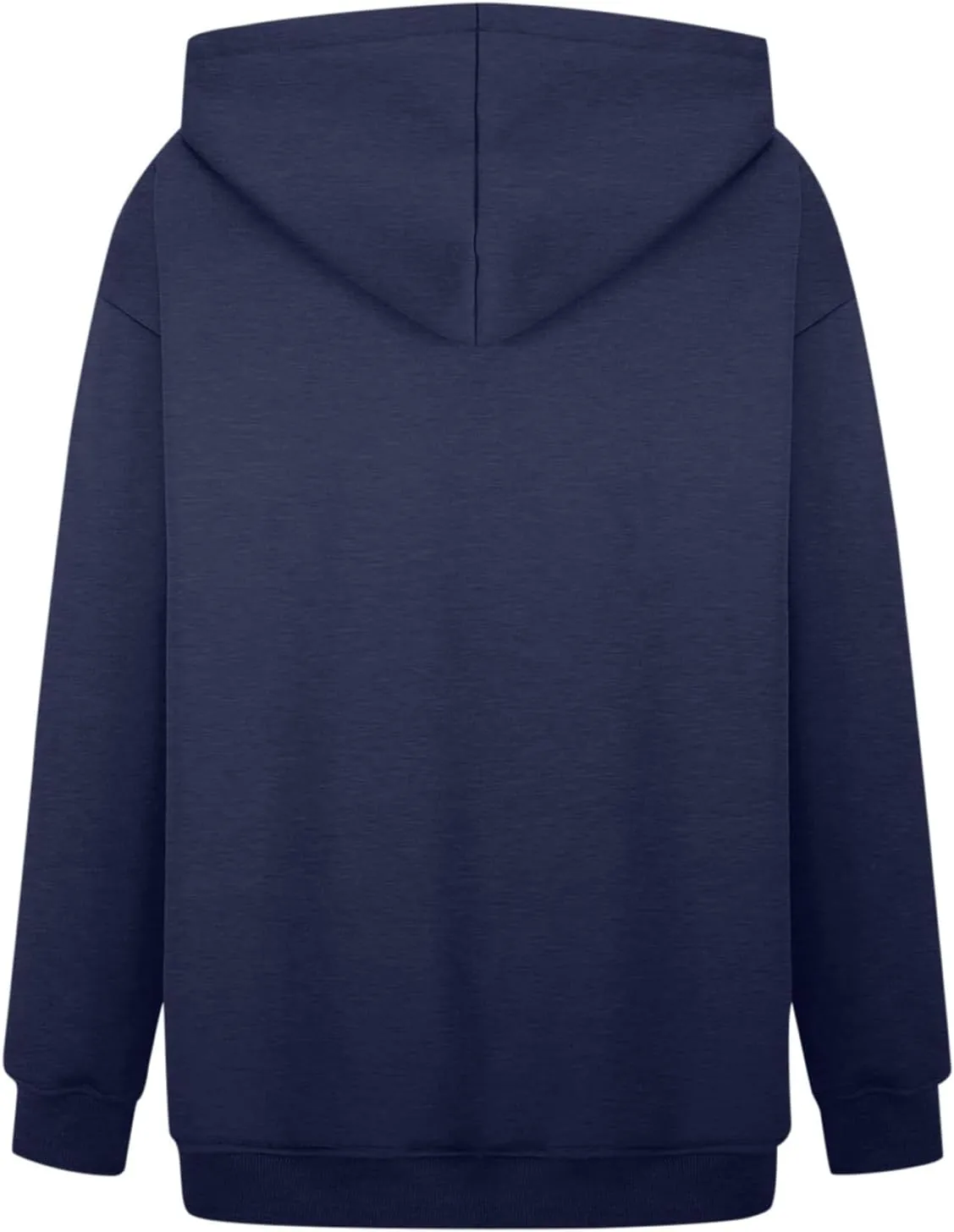 Casual Hoodies for Women Oversized Solid Pullover Tops Loose Comfy Long Sleeve Sweatshirts with Pockets Fall Clothes
