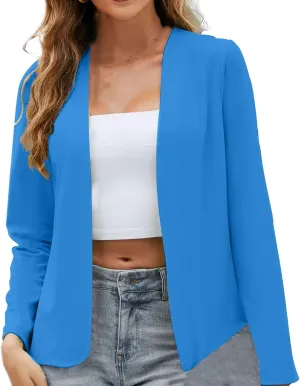 Collarless Blazer Jackets for Women Causal for Women Blazer Open Front Causal Fancy Jackets Loose Gold Suit