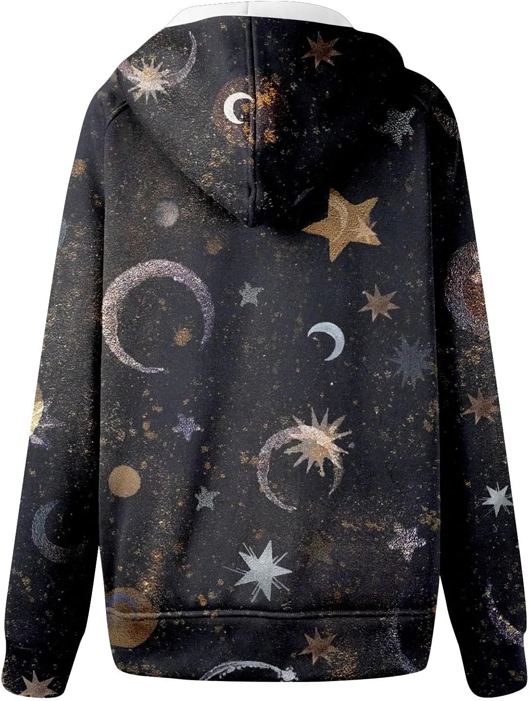COTECRAM Womens Full Zip Up Hoodie Long Sleeve Oversized Graphic Sweatshirt Fall Jacket with Pockets Fashion Clothes 2024