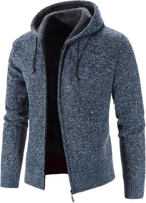 DuDubaby Men's Fashion Long Sleeve Warm Camouflage Printed Hooded Jacket Top