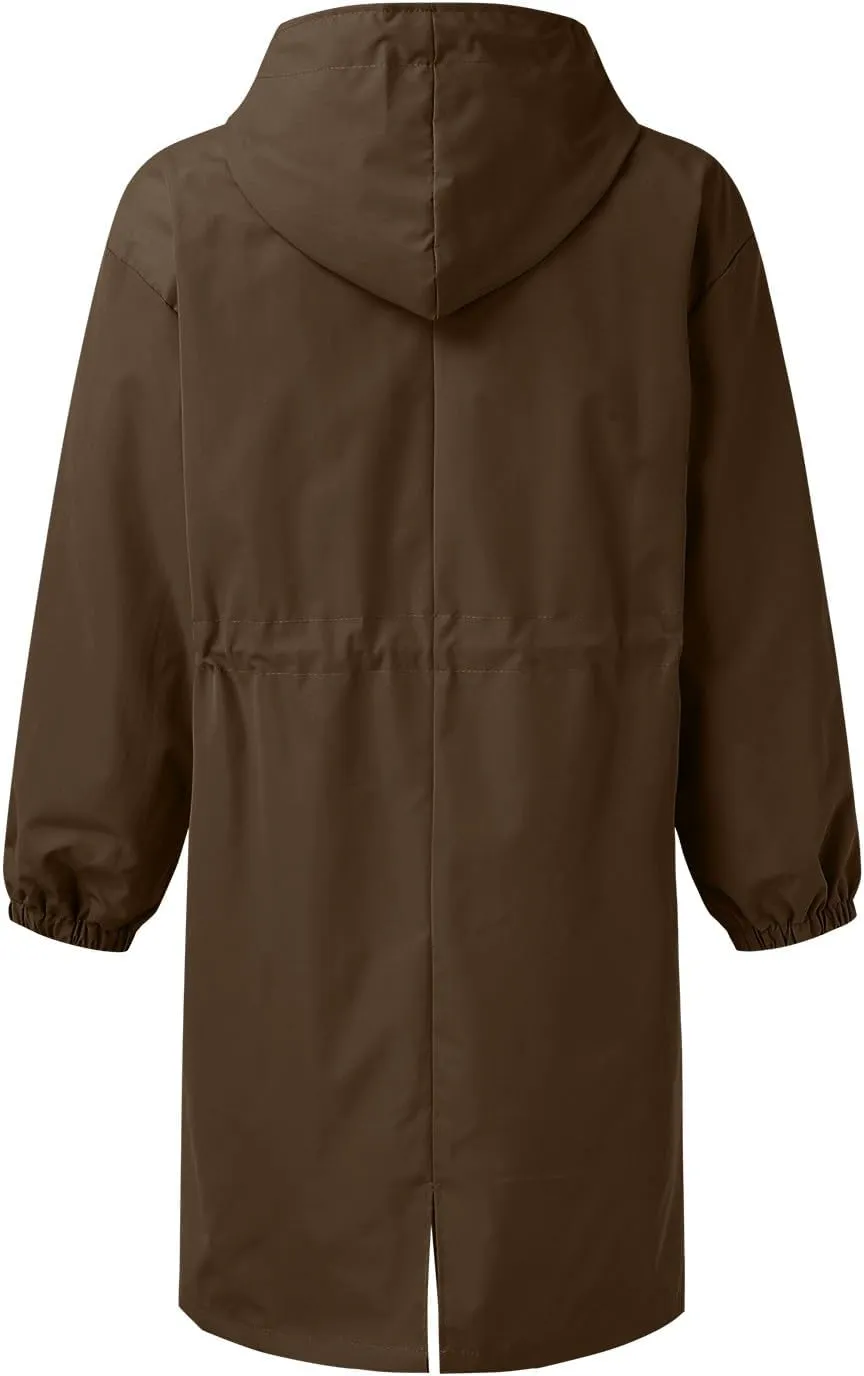 Fall Fashion for Women 2025 Trendy Women Winter Wool Blend Camel Mid-Long Coat Notch Double-Breasted Lapel Jacket Outwear