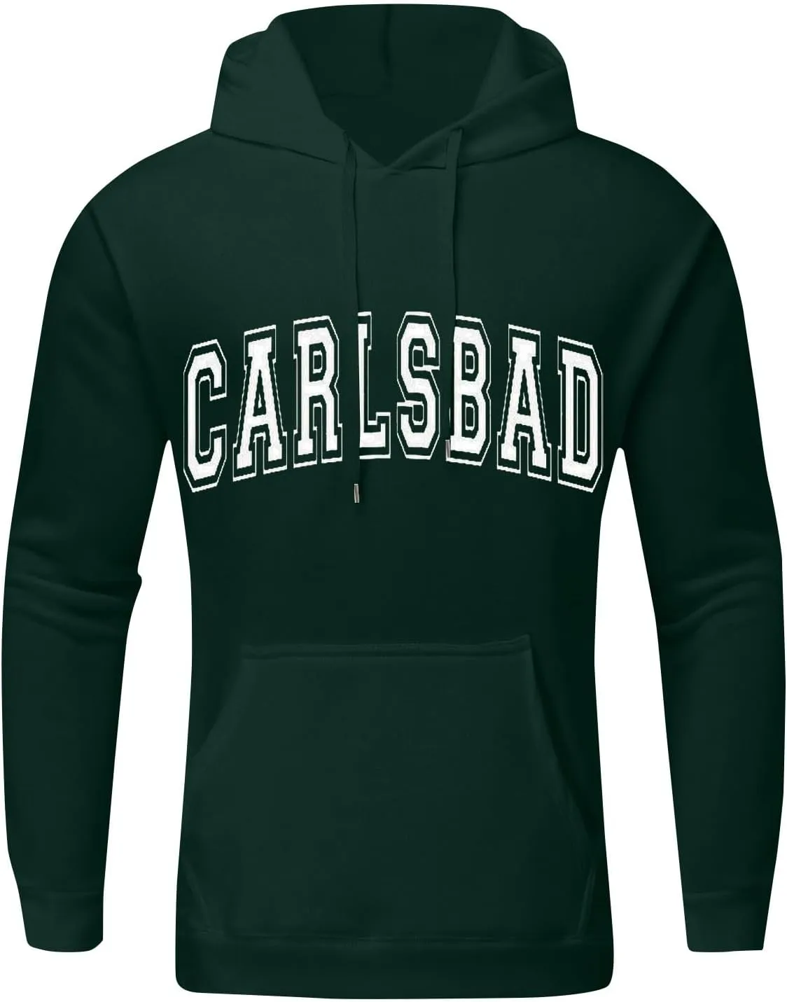 Fashion 2024 Fall Men's Hooded Sweatshirt Printed Oversized Long Sleeve Drawstring Pullover Hoodies with Pockets
