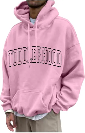 Fashion Hoodies Mens Plus Size Casual Sweatshirts Long Sleeve Printed Outdoor Fall Winter 2024 Sweatshirt