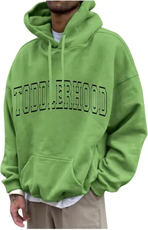 Fashion Hoodies Mens Plus Size Casual Sweatshirts Long Sleeve Printed Outdoor Fall Winter 2024 Sweatshirt
