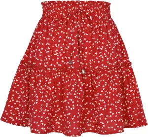 Floral Skirts for Women Summer Casual Elastic High Waisted Pleated Skirt Work Beach Short Skirts 2025 with Drawstring