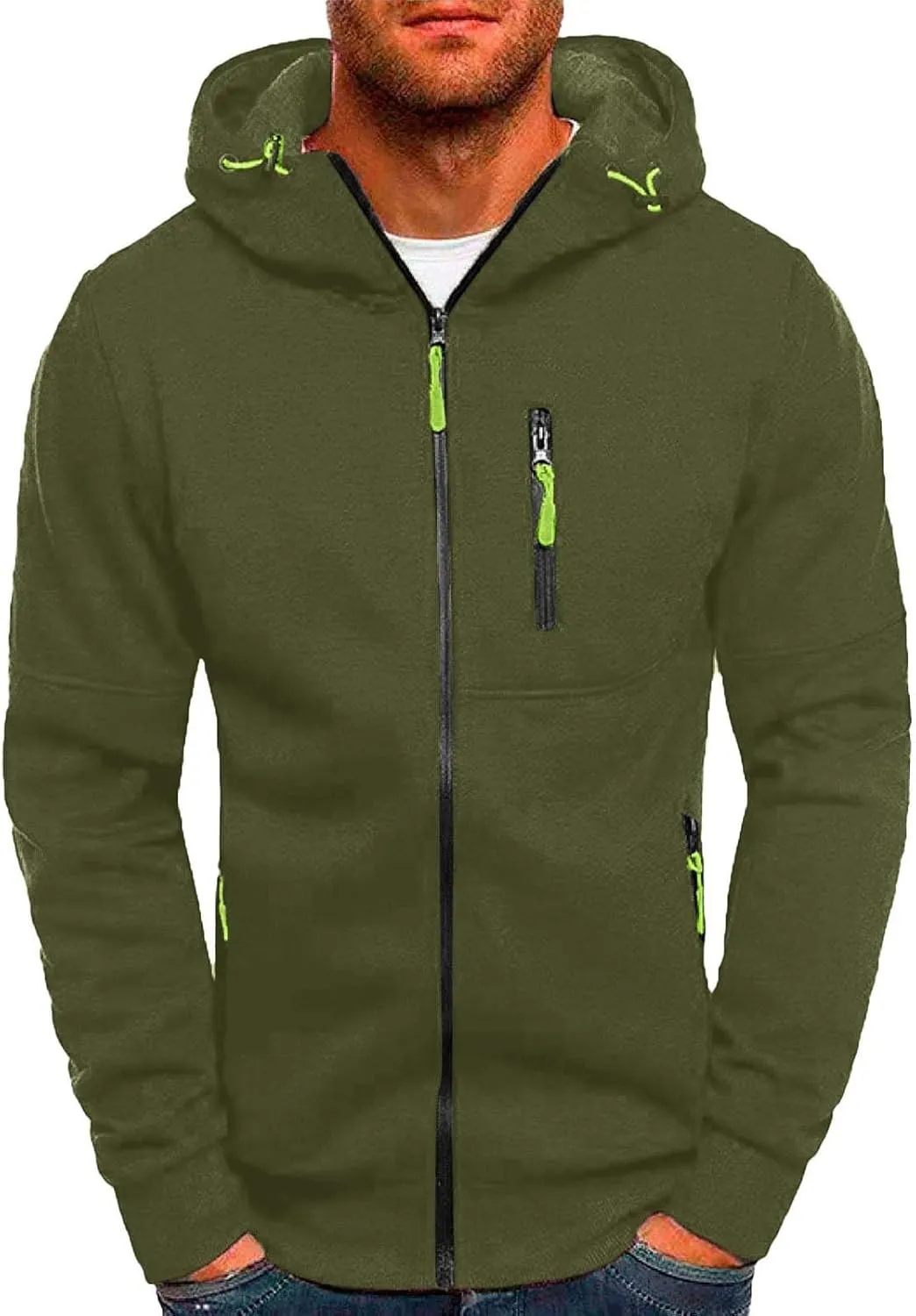 Hoodies for Men Graphic Printed Hooded Shirt Sweat Men Luxury Hoodie Midweight Fleece Sweatshirt With Zip Pockets
