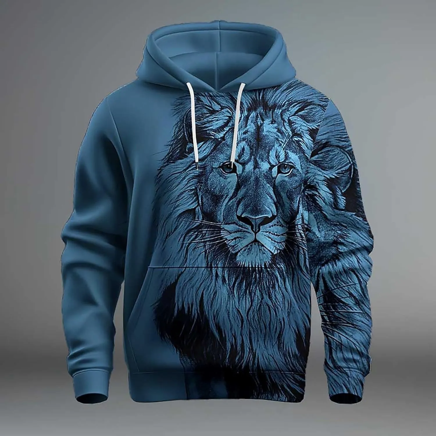 Hoodies For Men Winter Casual Loose Solid Hooded Sweater Top Black Jacket Men Black Sweater Hoodies For Youths Black