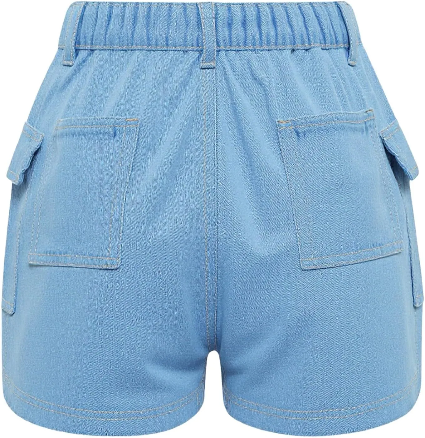 Jean Cargo Shorts for Women Baggy Front Button Lightweight Denim Shorts Stretch Sexy Vacation Travel Hiking Short