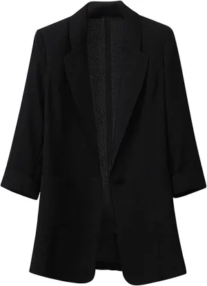 JEGULV Blazer Women, Business Casual Jackets for Women, Women Blazers for Work Casual, Blue Blazer Women, Red Blazer for Women Plus Size, Knit Blazer Jackets for Women
