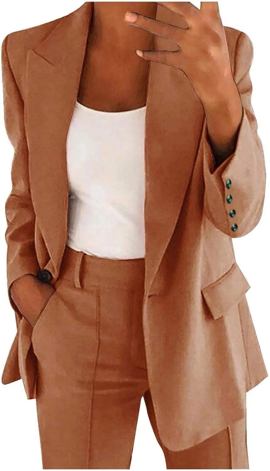 Ladies Blazers To Wear With Jeans Causal Ladies Jacket Cropped Wool Lightweight Tops Soft Oversized Cardigan