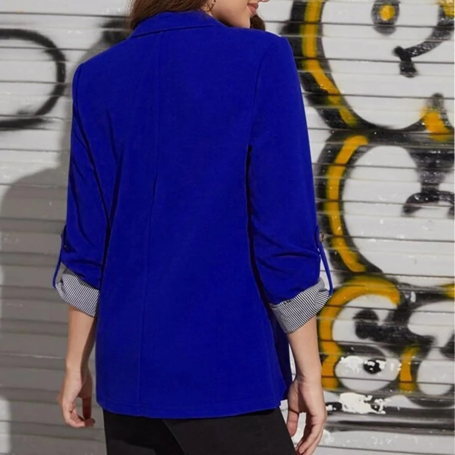Ladies Blazers To Wear With Jeans Office Women's Cardigan Cropped Dressy Vintage Blazers Fit It Herringbone Coat