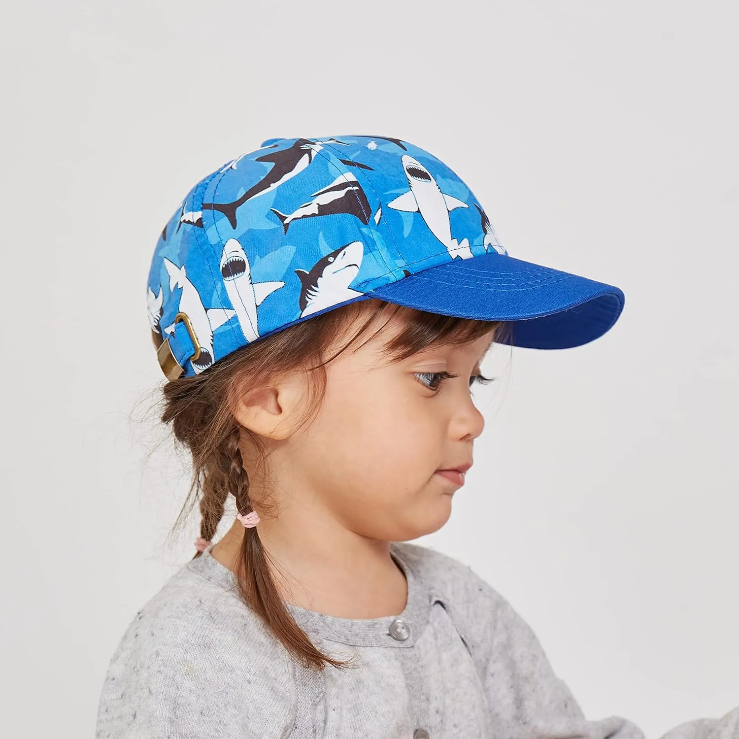 LANGZHEN Cotton Outdoor Toddler Girls Boys Plain Baseball Cap Baby Infant Structured Adjustable Hat for Kids Sun Hat
