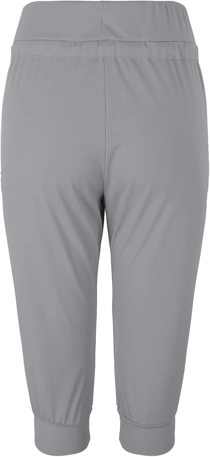 LCMTWX Womens Swim Shorts Cropped Elastic Pants for Women Fashion Casual Fashion Shorts Trousers Solid Ppants Womens Swim