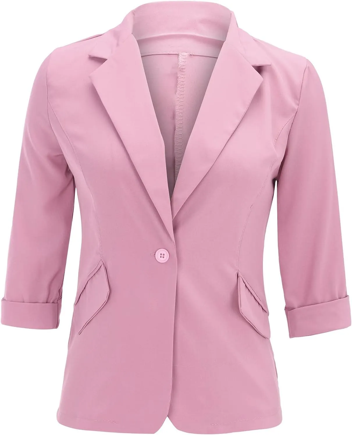 Lightweight Blazer for Women Office for Women Jacket Long Sleeve Work Fancy Top Loose Fit With Pockets Suit