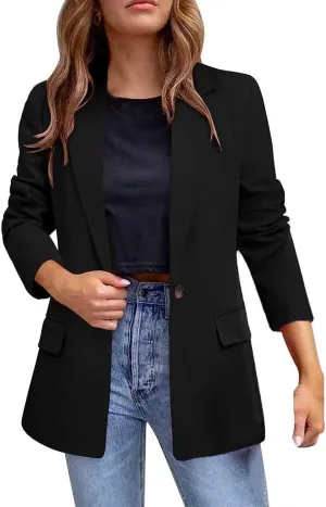 Lightweight Blazer for Women Work for Women Jacket Long Sleeve Causal Funny Cardigan Loose Oversized Blazer