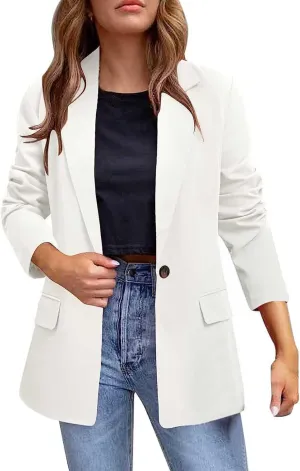 Lightweight Blazer for Women Work for Women Jacket Long Sleeve Causal Funny Cardigan Loose Oversized Blazer