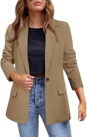 Lightweight Blazer for Women Work for Women Jacket Long Sleeve Causal Funny Cardigan Loose Oversized Blazer