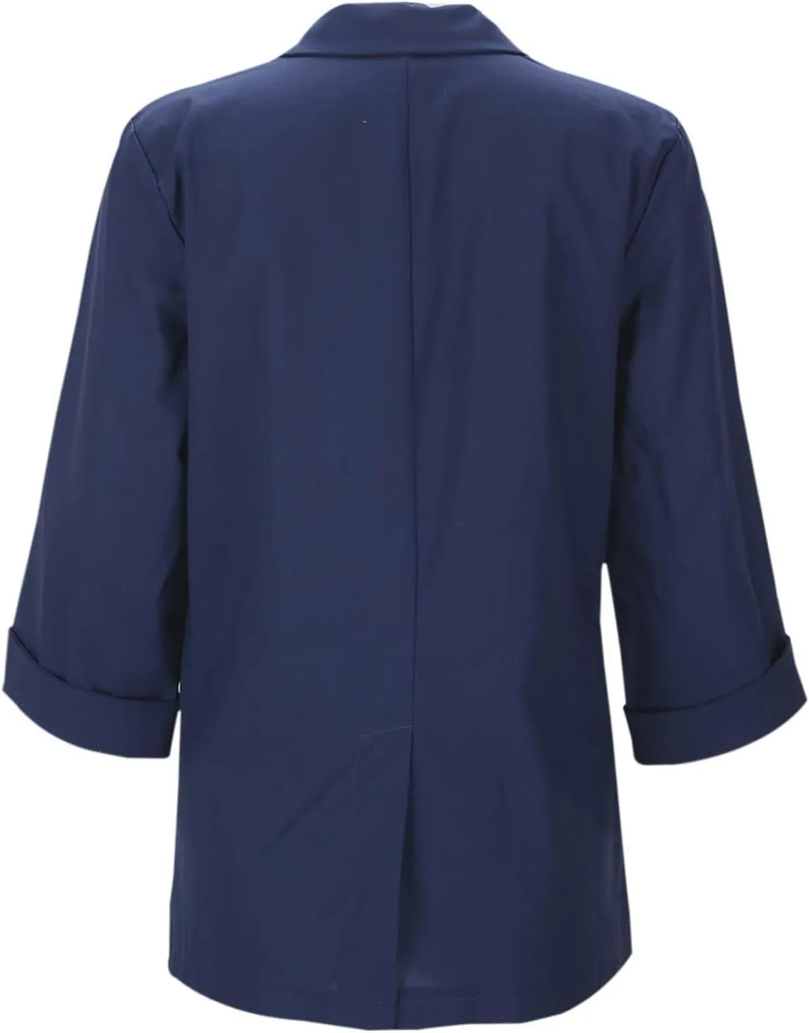 Linen Blazer Women Plus Size Lapel Button 3/4 Sleeve Open Front Jackets Summer Lightweight Work Office Blazers 2025