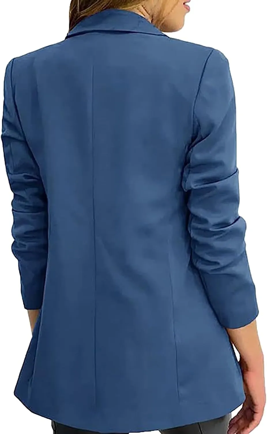 Linen Blazers for Women 2024 Causal Women Blazers Short Prtite Lightweight Coat Loose Fit Herringbone Jackets