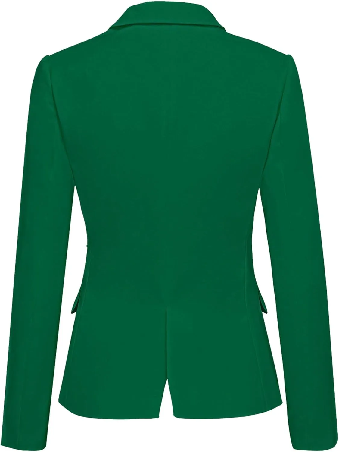 LookbookStore Womens Notched Lapel Pockets Button Work Office Blazer Jacket Suit