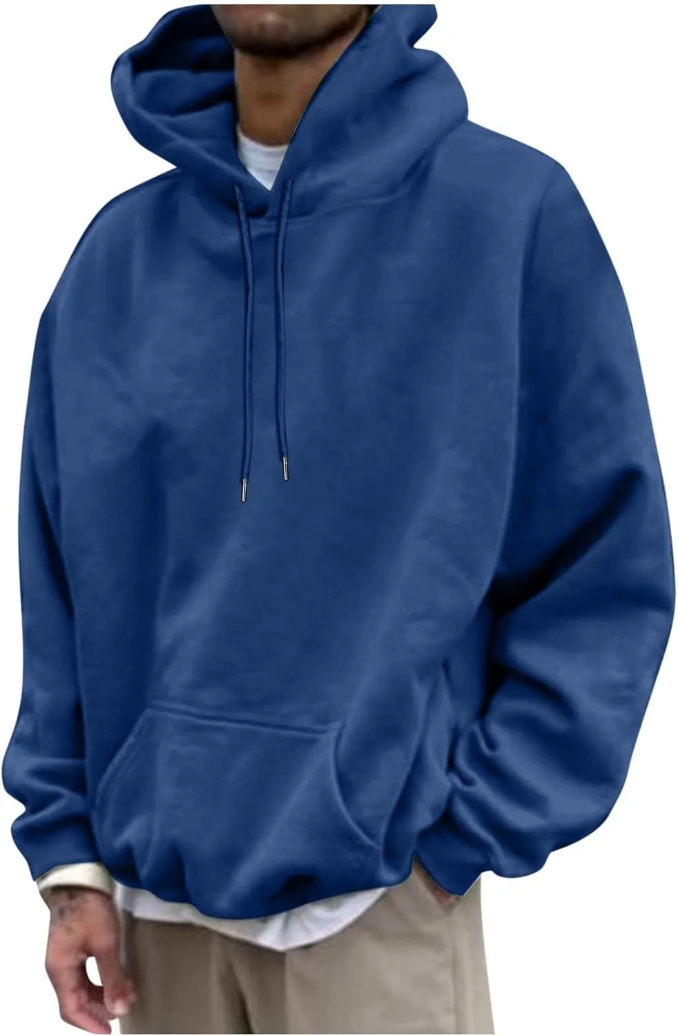 Love Like Jesus Hoodies for Men Letter Graphic Christian Faith Hoodies with Pocket Long Sleeve Drawstring Hooded Sweatshirts