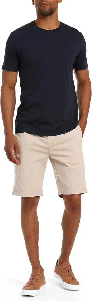 Mavi Simon Men's Twill Shorts, Mid Rise Shorts for Men, 9.5" Inseam Straight Fit Men's Shorts
