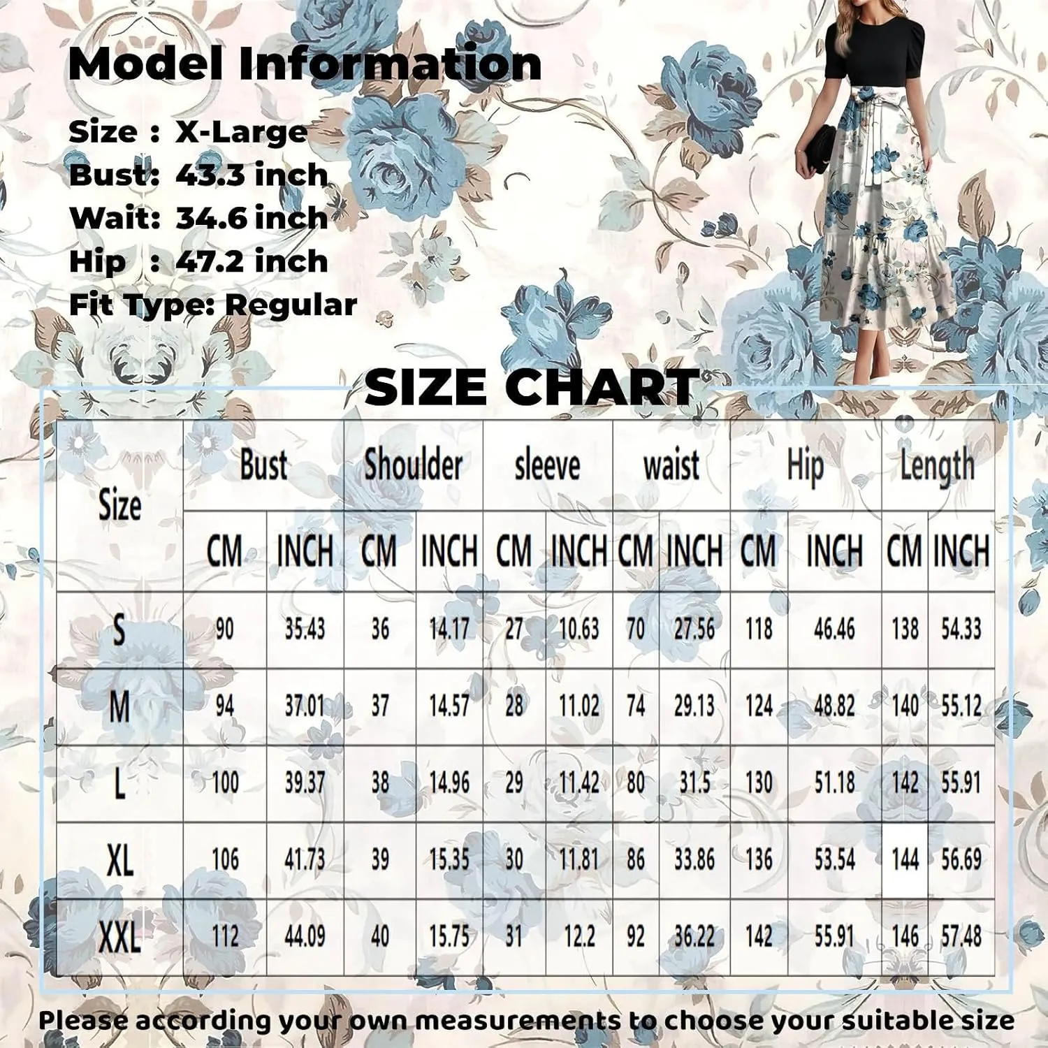 Maxi Dresses for Women 2025,Wedding Guest Spring Summer Dress Patchwork Plus Size Formal Womens Easter Dresses