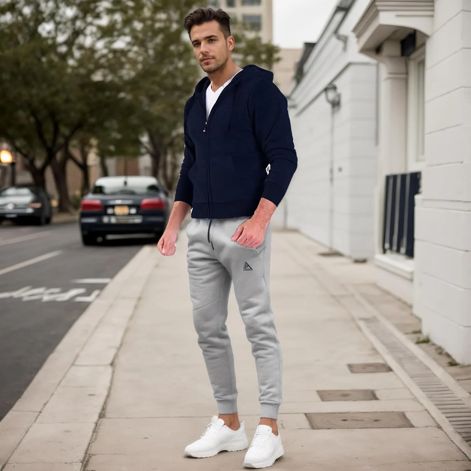 Men's Fashion Hoodies & Sweatshirts Sleeve Fleece Pullover Hooded Hoodies Vintage Sweatshirt Hoodies For Men Zip Up
