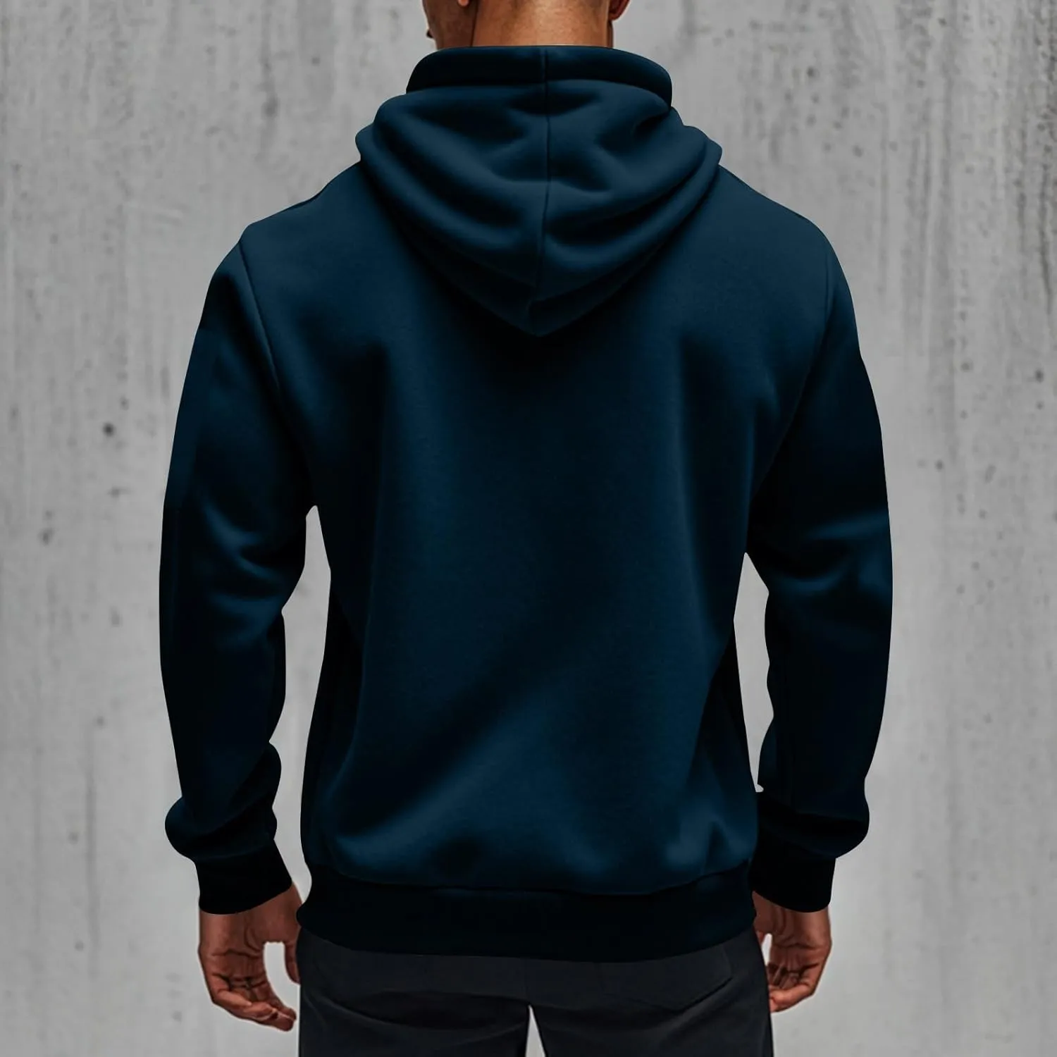 Mens Hoodies Zip Up, Casual Hoodies for Men with Pockets Full Zip Long Sleeve Sweatshirt Sports Hooded Jacket