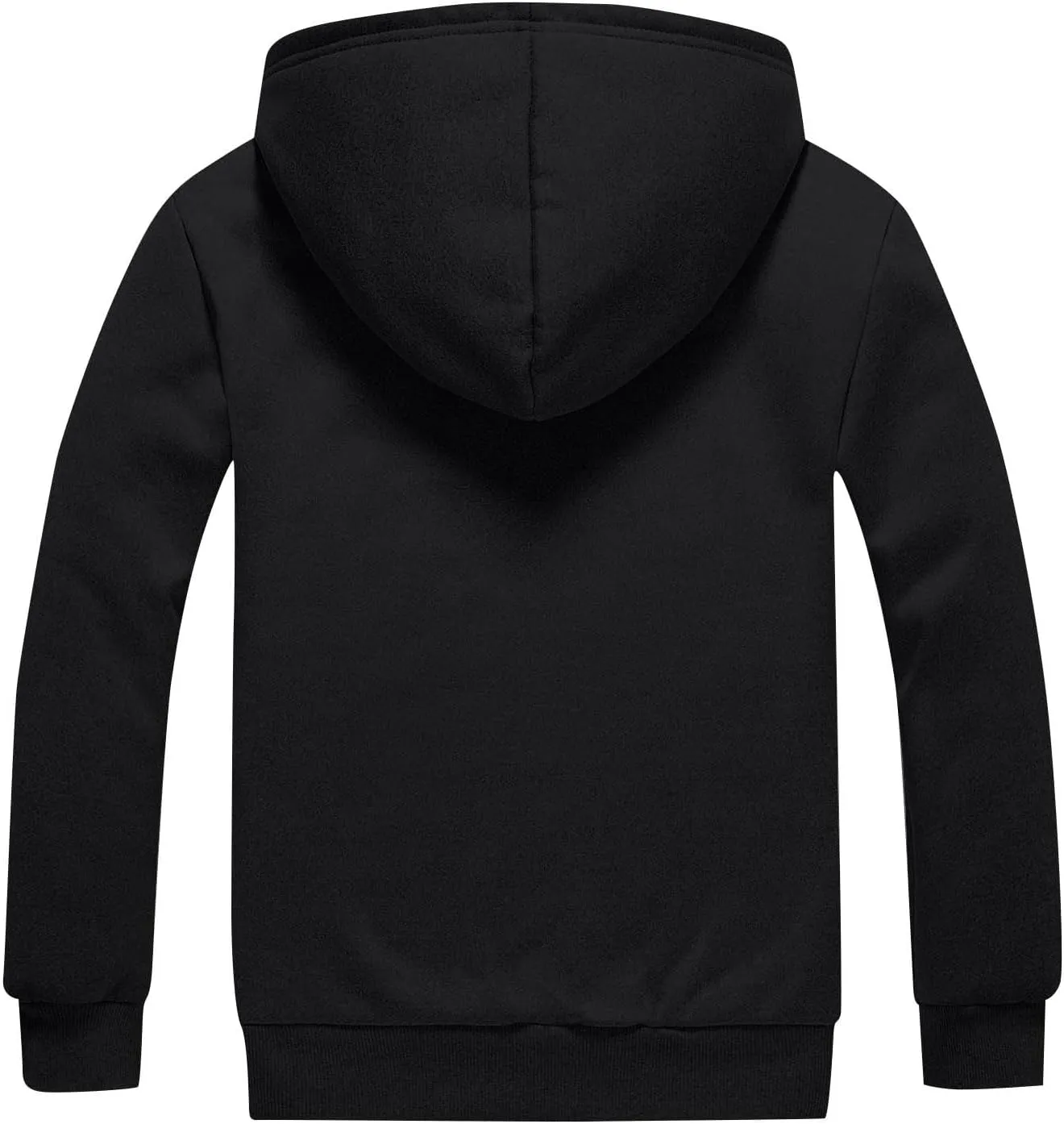 Mens Sherpa Lined Hoodie Zip Up Warm Thick Hoodies Heavyweight Casual Fleece Hooded
