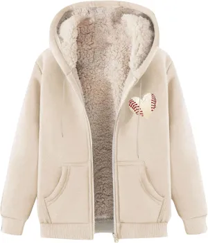 Men's Solid Color Printed Fleece Jacket Winter Casual Trend Zipper Hooded Coat Heavy Work Warm Outerwear