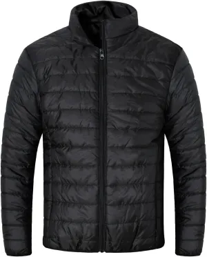 Men's Ultra Loft Lightweight Packable Puffer Jacket Full Zip Up Quilted Thicken Cotton Coat Winter Warm Down Coats