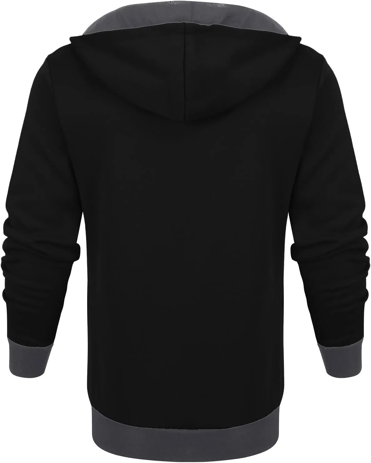 Men's Zip Up Hoodie Casual Camouflage Sports Sweatshirt Long Sleeve Zipper Hooded Jacket Coat