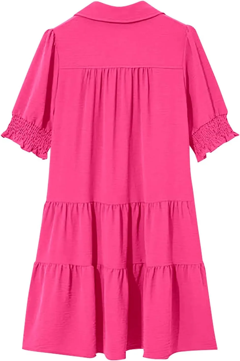 Mini Shift Dresses for Women 2025 Boho Tiered Ruffle Hem Drop Waist Y2K Mini Dress Summer Baby Shower Outfit for Guest